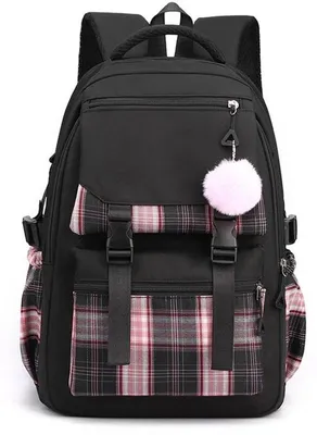 Immagine prodotto di Zaino scolastico da ragazza, modello junior, borsa a tracolla, nero