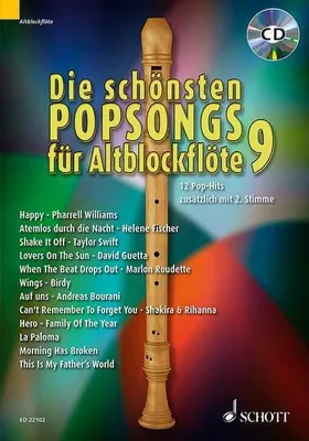 Produktbild von Die schönsten Popsongs für Alt-Blockflöte