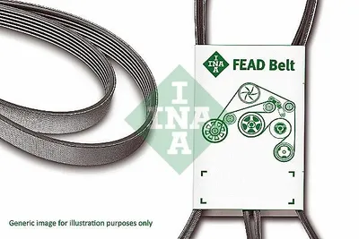 Produktbild von INA Keilrippenriemen 2710mm für FORD Transit Mk6 Kasten (V347, V348, FA) FB 7PK2710