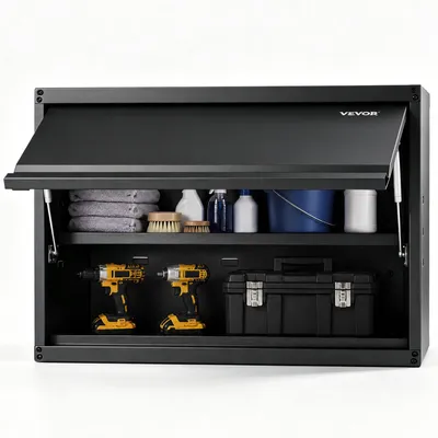 Produktbild von VEVOR Werkstatt Wandschrank 77 x 31,8 x 50 cm Hängeschrank 108 kg Gesamtkapazitä