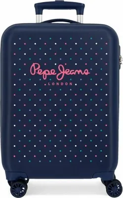 Immagine prodotto di Trolley Pepe Jeans 6061721 uomo blu Pelle finta