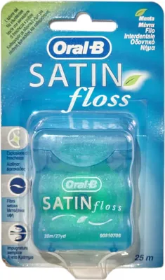 Immagine prodotto di Nastro satinato Oral-B alla menta 25m