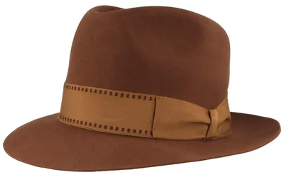 Borsalino Humphrey Bogart Original Filzhut inspieriert von den Film-Klassikern in braun