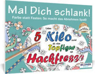 Obrázek produktu pro Malbuch für Erwachsene: Mal Dich schlank!