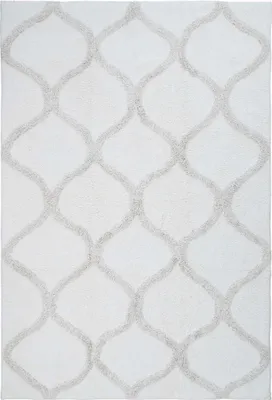 Produktbild von Waschbarer Berberteppich aus Baumwolle beige 60x90