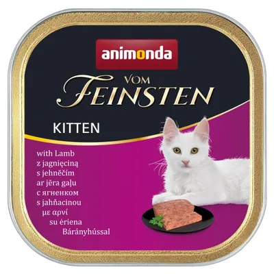 Produktbild von animonda Vom Feinsten 4017721834537, Kitten, jede Rasse, Lamm, 100 g
