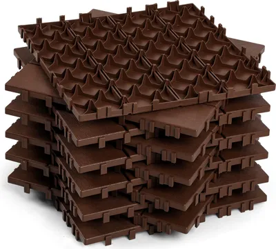 Obrázok produktu pre Jayseuw 99 kusov terasových dlaždíc vzhľad dreva dlaždice 30x30cm WPC dlaždice plastová podlaha s klik systémom hnedá 9 m²