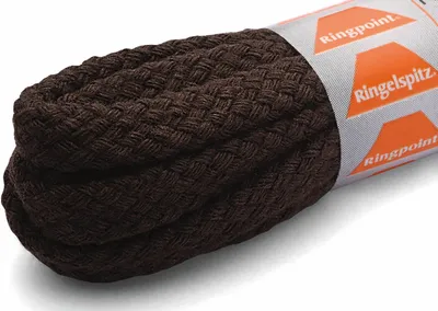 Produktbild von RINGELSPITZ - Flach Medium Grob – Robuste Schnürsenkel für Markante Looks - 100 cm, dunkelbraun
