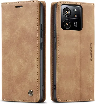 Obrázek produktu pro Xiaomi 13T Pouzdro, RetroPolyuretanKožené Pouzdro s Funkcí Stojánku pro Xiaomi 13T / 13T Pro / Redmi K60 Ultra Hnědý