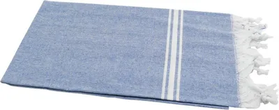 Produktbild von Pestemal Hamamtuch | enthält recycelte Baumwolle | "Bahar" blau