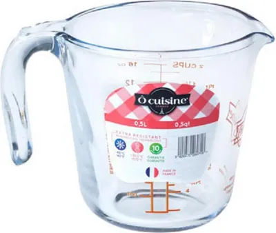 Produktbild von Massamarkt Arkuisie -Messung Tasse Glas 0,5 l