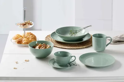 Produktbild von Untertasse 15,5cm 6er Set Levi grün