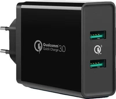 Immagine prodotto di Caricabatterie Ugreen 2xUSB-A 36W QC3.0 QC3.0 nero (CD161)