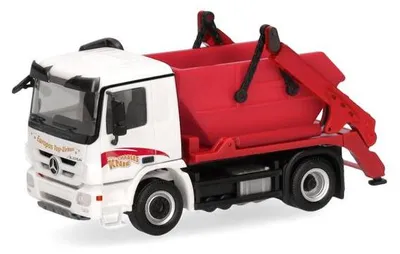 Produktbild von Herpa 319935 - 1:87 MB Actros M 08 Meiller Absetzkipper AK12 Circus Charles Knie