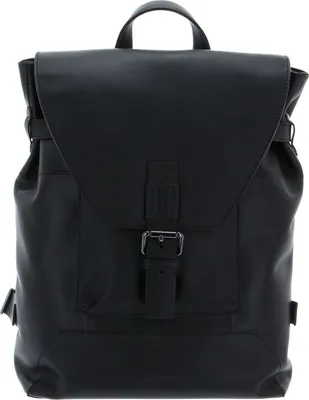 Image de SADDLER Cuir sac à dos de loisirs sac à dos pour ordinateur portable Thebe Backpack Black noir