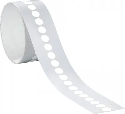 Produktbild von Dreifke® Aufkleber I Markierungspunkte, weiß, Folie, selbstklebend, Ø 25 mm, ...
