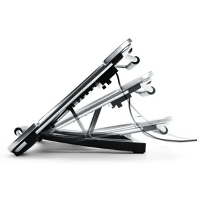 Produktbild von Dicota Porter Flex Z20218Z Notebook-Ständer - 4,1 cm Höhe x 39,1 cm Breite x 25,9 cm Tiefe - Aluminium - Silber
