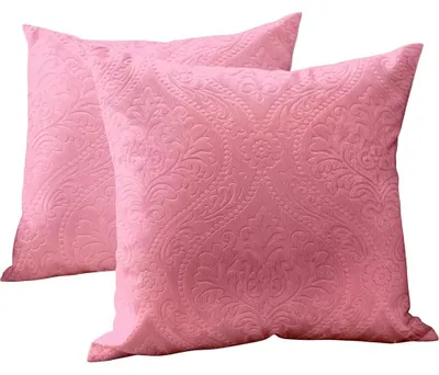 Productafbeelding van Boho kussenhoezen, decoratief, met patroon, roze, 2 stuks, 50x50 cm