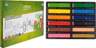 Image de Cricco crayons de couleur, 12x 12 couleurs, 144 crayons de couleur