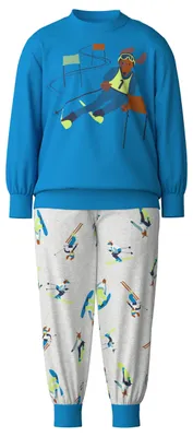 Productafbeelding van CALIDA Toddlers Bündchen-pyjama, kinderpyjama, blauw, maat 80-86