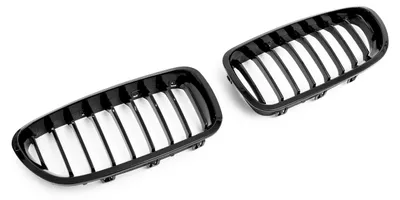 Kühlergrill Sport Grill Gitter Schwarz Glanz für BMW 5er F10 F11 F18 ab 2010 – Produktansicht