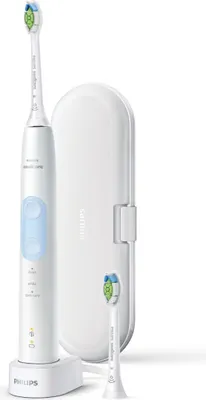 Immagine prodotto di Philips | HX6859/29 | Sonicare ProtectiveClean 5100 Spazzolino elettrico | Ricaricabile | Per adulti | ml | Numero di testine | Bianco/azzurro | Numero di testine incluse