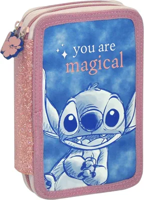 Obrázok produktu pre Piórnik 2-komorowy z wyposażeniem Stitch