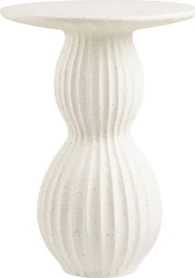 Image de Irma table basse table d’appoint Ø40 cm blanche.
