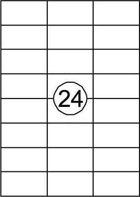 Produktbild von Quantore - Etikett 70x37mm 2400 Stück