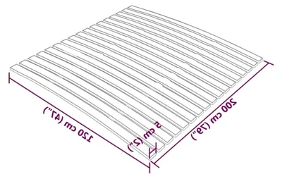 Produktbild von Lattenrost 17 Latten 120x200 cm