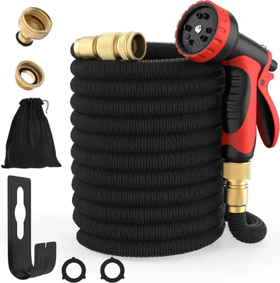 Produktbild von GENTOR Premium Flexibler Gartenschlauch flexibel Wasserschlauch dehnbarer Flexischlauch 10 Funktionen 30m