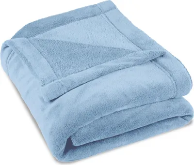 Produktbild von Montreal Kuscheldecke 150x200 hellblau Polyester  260 g/m²