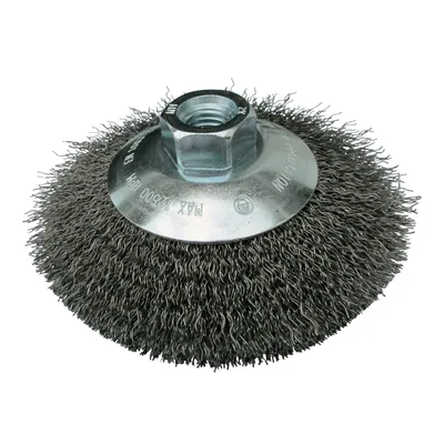 Produktbild von Klingspor BK 600 W Kegelbürste, 115 mm Gewinde M 14 0,3 Stahl