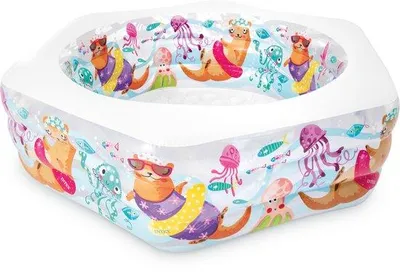 Produktbild von Intex Happy Otter aufblasbarer Pool – 191 x 178 x 61 cm