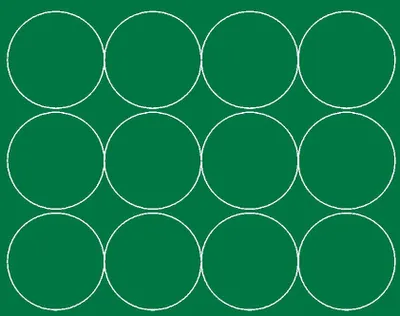 Immagine prodotto di Adesivi rotondi, diametro 12 cm, pois, 12 pezzi, verde brillante