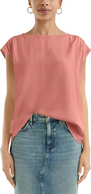Produktbild von s.Oliver 2169381.4438.34, Bluse, Erwachsener, Weiblich, Pink, Lose Passform, Posamenten-/Knopfschlaufenverschluss