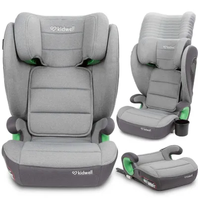 Produktbild von COIL Kinderautositz, Kindersitz, Autositz Weston I-SIZE, Verstellbare Kopfstütze,  Belastbarkeit 15-36 kg,ab 3 bis 12 Jahren, Hellgrau