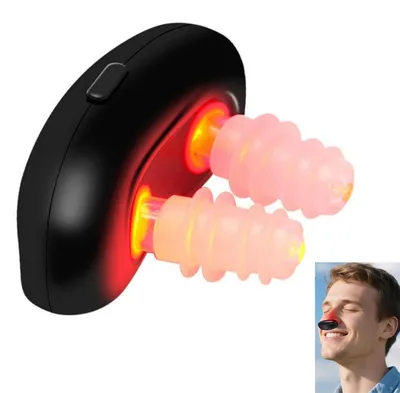 Produktbild von Rotes Licht für Gezielte Nasenpflege, Rotlicht Nasaltherapiegerät -Rotlichtlampe Rhinitis Therapie, Förderung der Natürlichen Atmung und Linderung Von