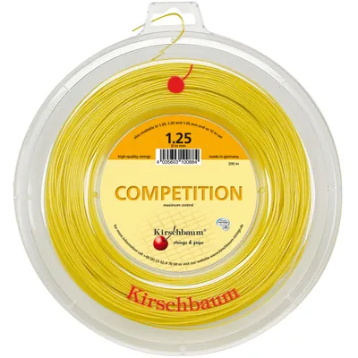 Produktbild von Kirschbaum Tennissaite Competition 200m gelb, 105000211300016