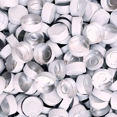 Produktbild von 1000 Stk Teelichthüllen Weiß Teelichter 37,5mm X 16mm Aluminium Teelichtdose