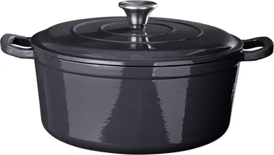 Produktbild von Cookinglife Bräter Gusseisen Ø28 cm - Schmortopf Induktion Ofen - Heritage Cast