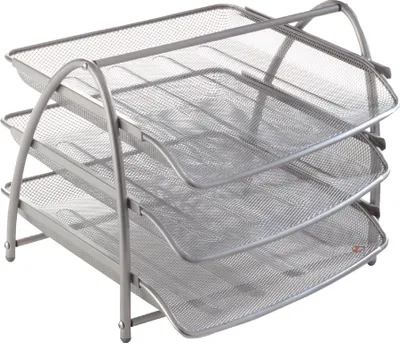 Produktbild von ALBA Briefablage MESHTRAY3 M DIN A4 Drahtmetall grau