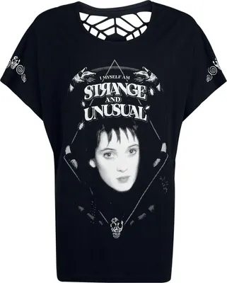 Produktbild von Beetlejuice T-Shirt Damen Strange And Unusual - Oversize schwarz M