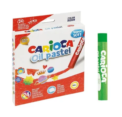 Zdjęcie produktu dla Pastele olejne 24 kolorów CARIOCA