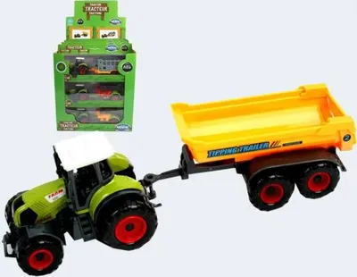 Produktbild von Traktor mit Anhänger Metall 3588270049105
