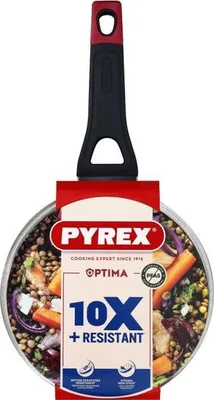 Image de Plat à four + couvercle - PYREX - 1455032 - Antiadhésif - 20 cm - Sans PFAS