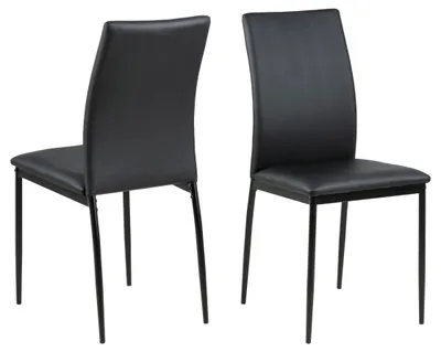 Image de Des Chaise de salle à manger, noir.