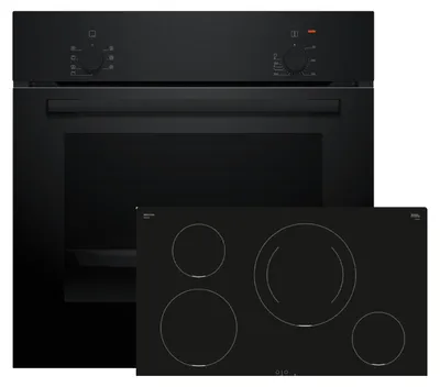 Produktbild von Bosch HBD214FB86, Einbau-Backofen-Set, HBF010BA1 + PIE811BB5E, Einbau-Backofen, Induktionskochfeld
