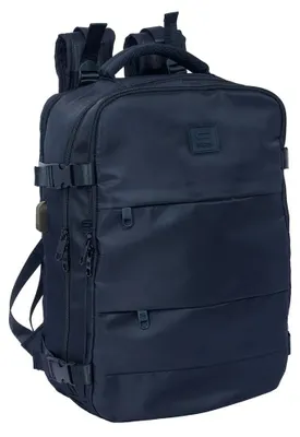 Image de Sac à dos de cabine Safta pour avion, ordinateur portable, voyage, bagage à main, bleu marine