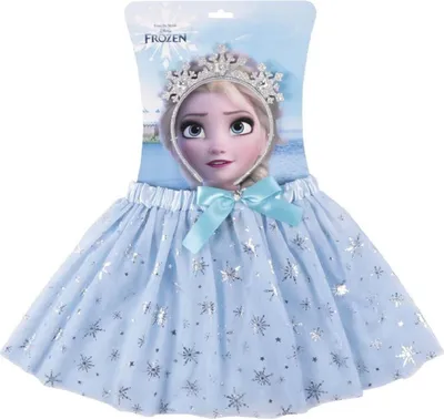 Produktbild von Disney Frozen Tutu mit Krone 2 Tlg.- Kostüm zubehör für Kinder